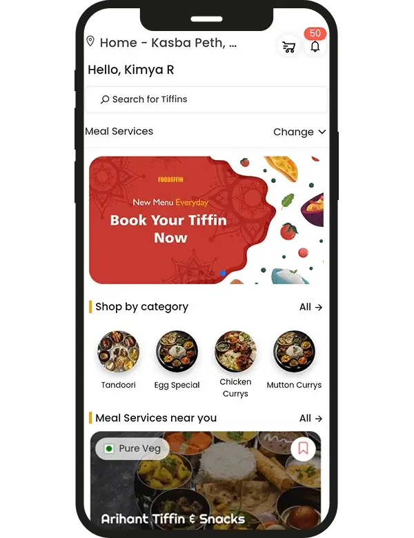 tiffin delivery app development company